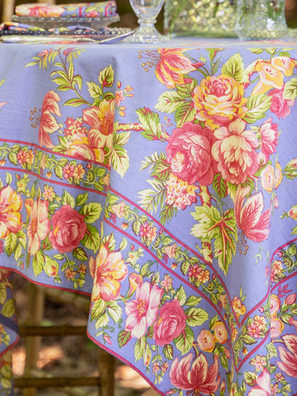 April Cornell – Rosemary Tablecloth, Periwinkle