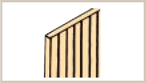 3/32" Scribed Sheathing - 1/32" Thick - Sheet - 1/12 Scale Miniature