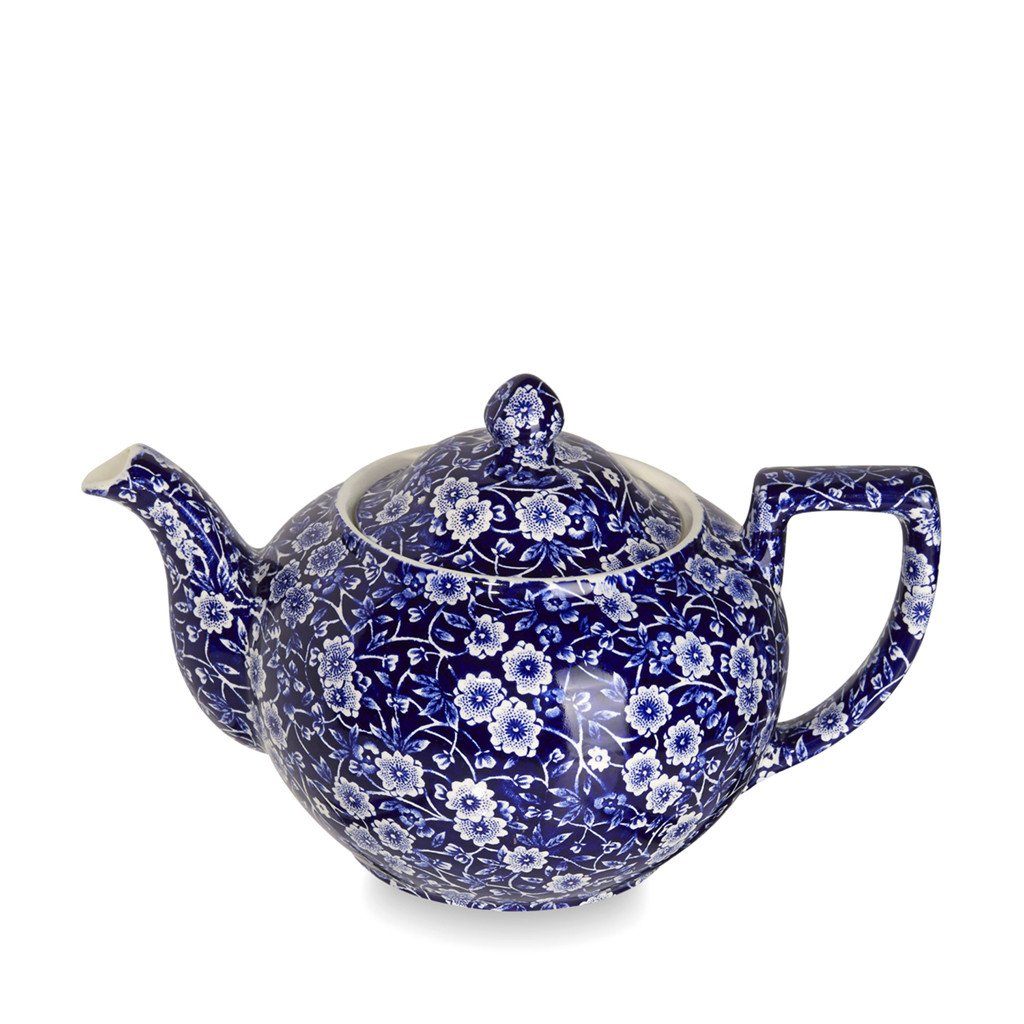 Burleigh Blue Calico Teapot - Large